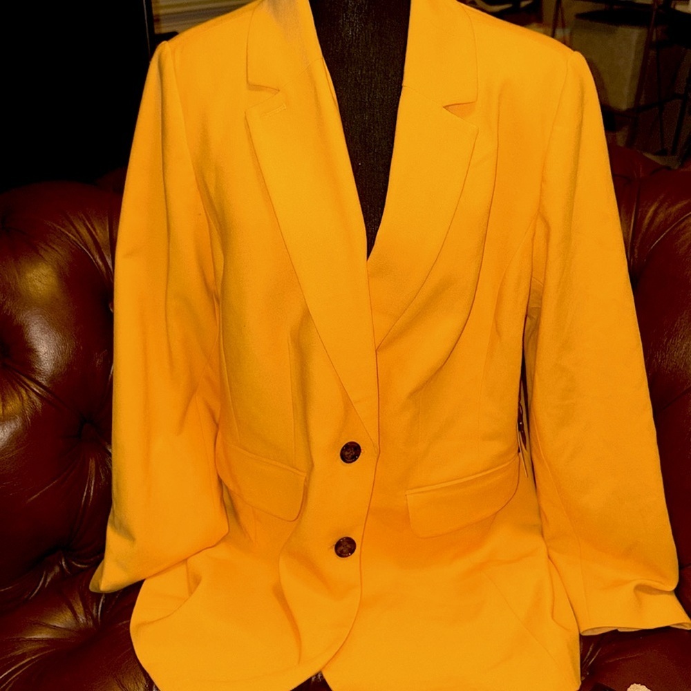 Eloquii Bright Yellow Blazer